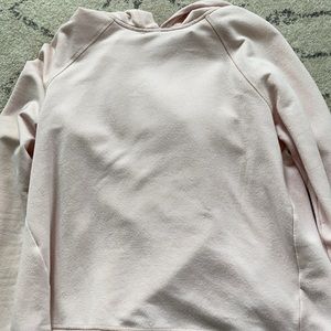 athleta pale pink hoodie